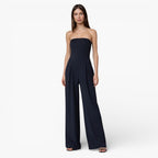 Strapless Wide-Leg Jumpsuit with Pockets — Day to Evening