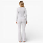 Women’s Soft Two Piece Set for Lounging Yoga and Casual Wear