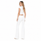 Women's two-piece set in white - back